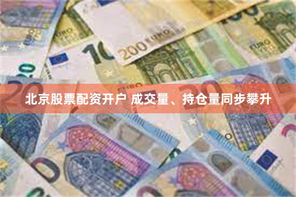 北京股票配资开户 成交量、持仓量同步攀升